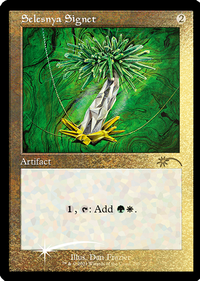 Selesnya Signet (Retro) (Foil Etched) [Secret Lair Drop Series] | Gate City Games LLC