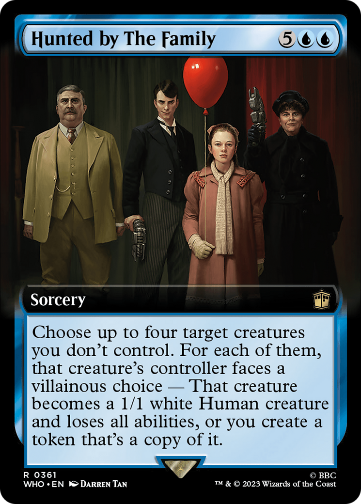 Hunted by The Family (Extended Art) [Doctor Who] | Gate City Games LLC
