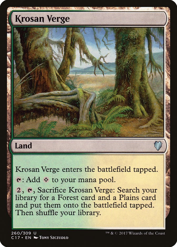 Krosan Verge [Commander 2017] | Gate City Games LLC