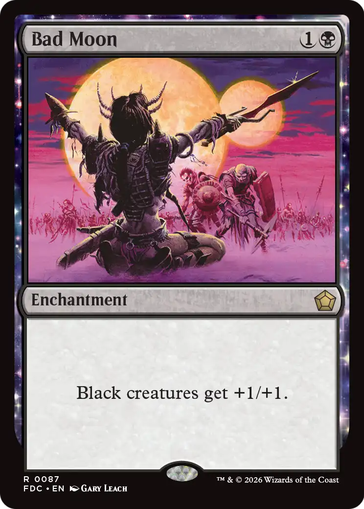 Bad Moon [Foundations Commander] | Gate City Games LLC