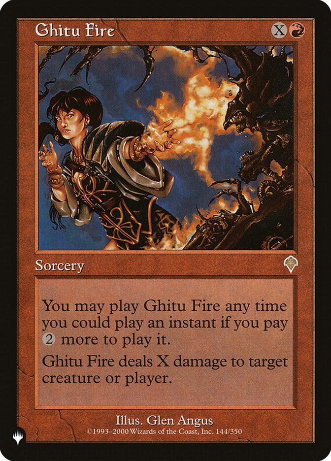 Ghitu Fire [The List] | Gate City Games LLC