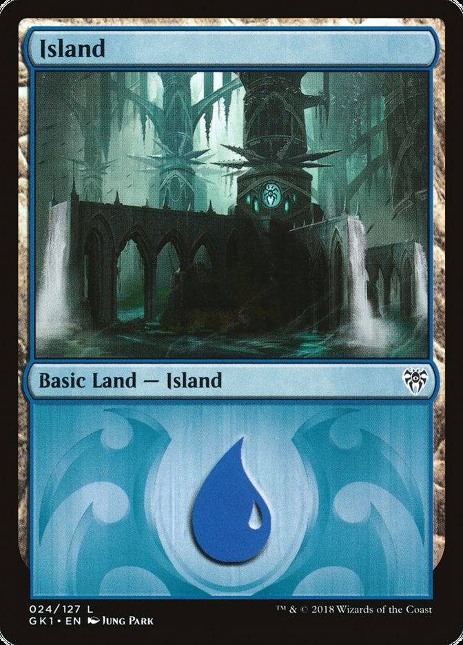 Island (24) [Guilds of Ravnica Guild Kit] | Gate City Games LLC