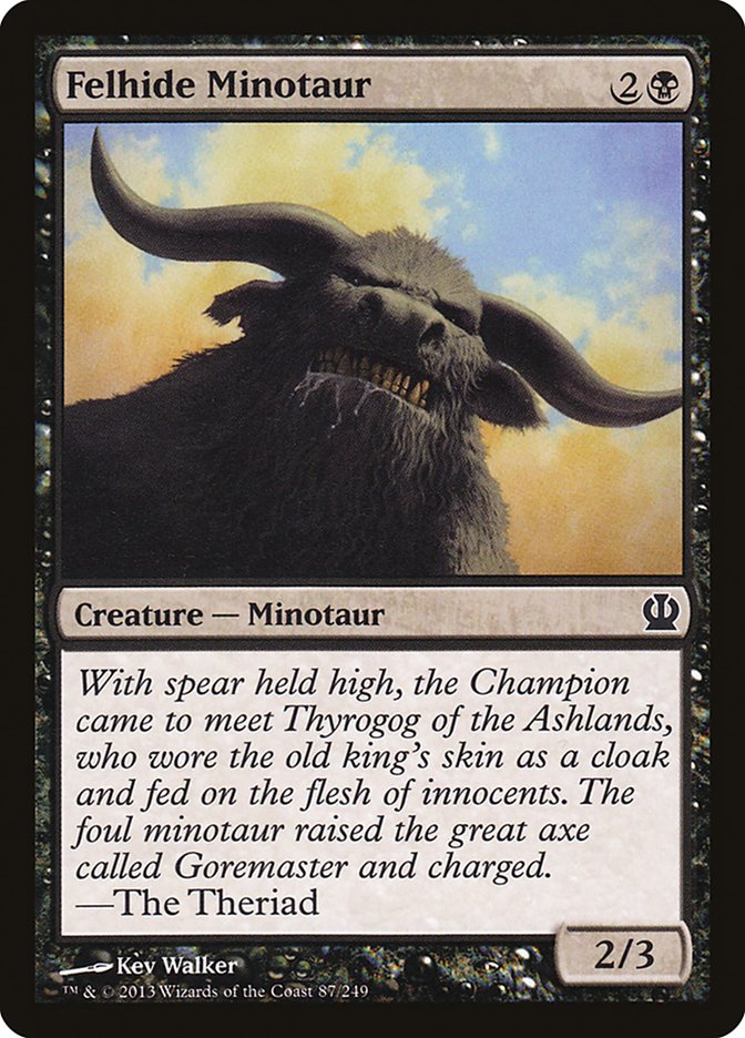 Felhide Minotaur [Theros] | Gate City Games LLC