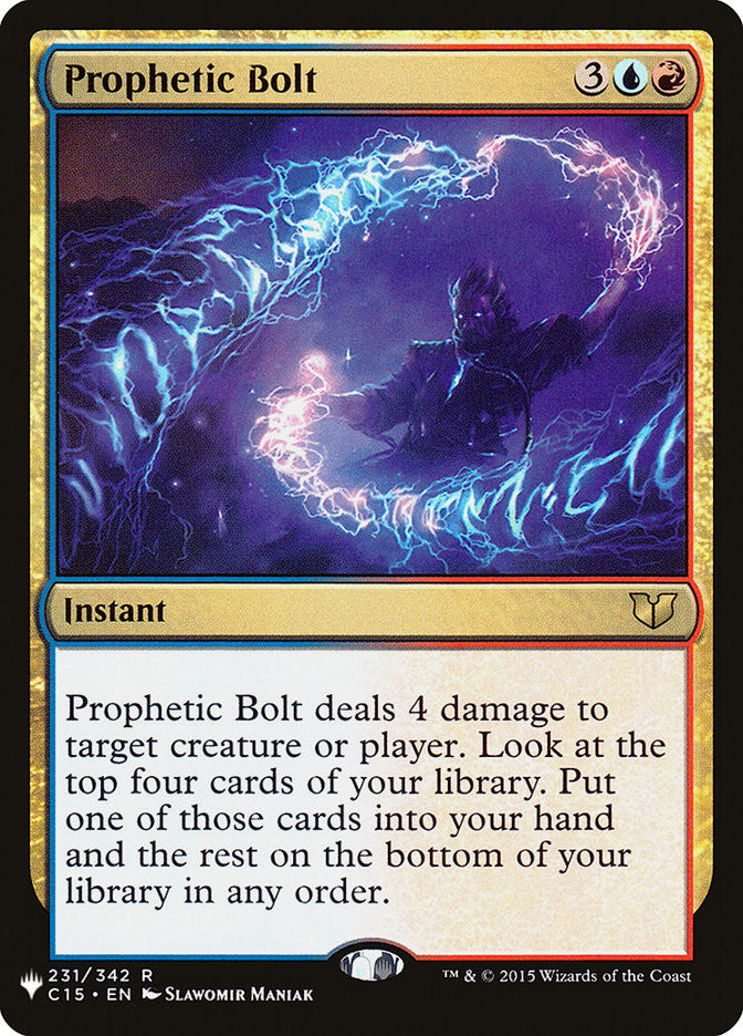 Prophetic Bolt [The List] | Gate City Games LLC