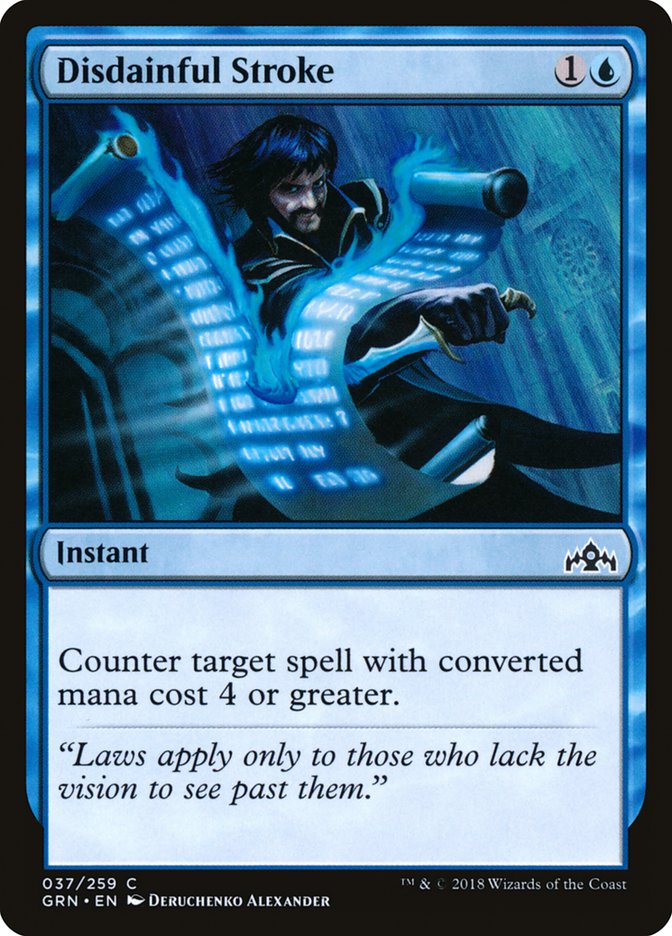 Disdainful Stroke [Guilds of Ravnica] | Gate City Games LLC