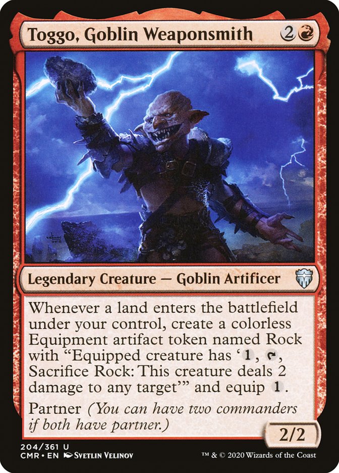 Toggo, Goblin Weaponsmith [Commander Legends] | Gate City Games LLC