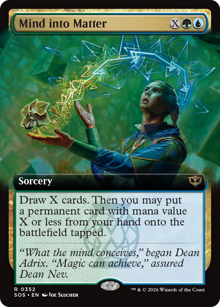 Mind into Matter (Extended Art) [Secrets of Strixhaven] | Gate City Games LLC