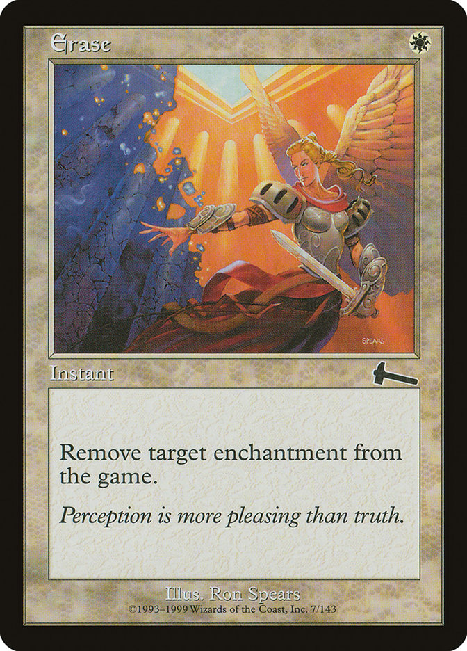 Erase [Urza's Legacy] | Gate City Games LLC