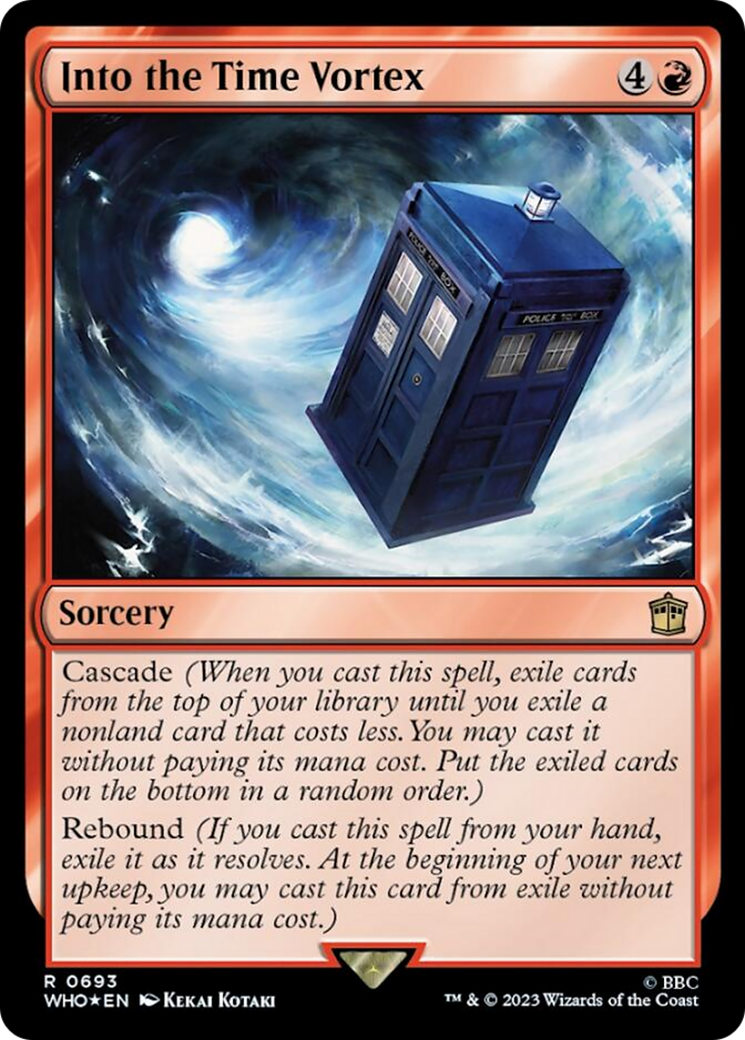 Into the Time Vortex (Surge Foil) [Doctor Who] | Gate City Games LLC