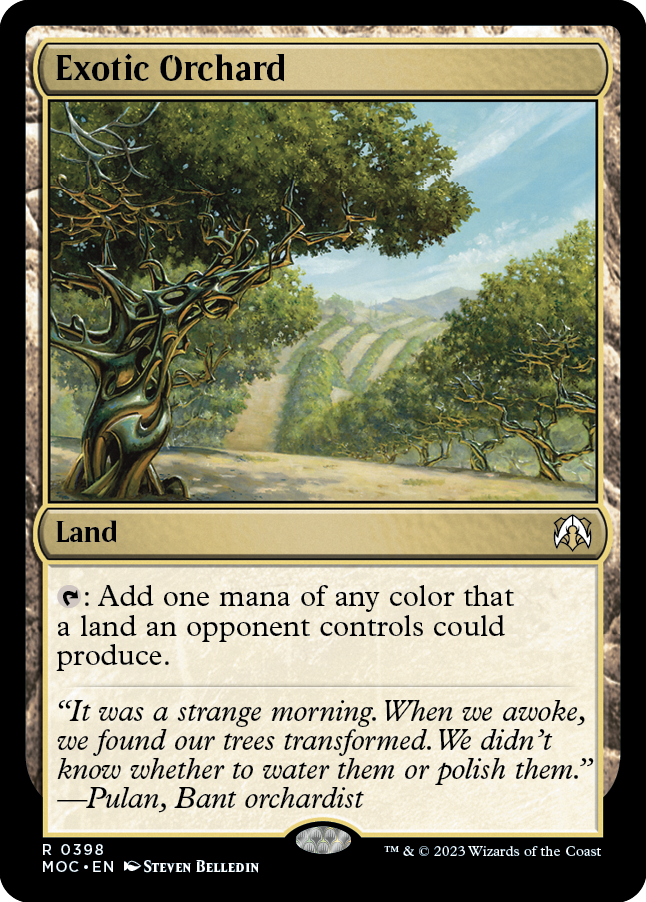 Exotic Orchard [March of the Machine Commander] | Gate City Games LLC