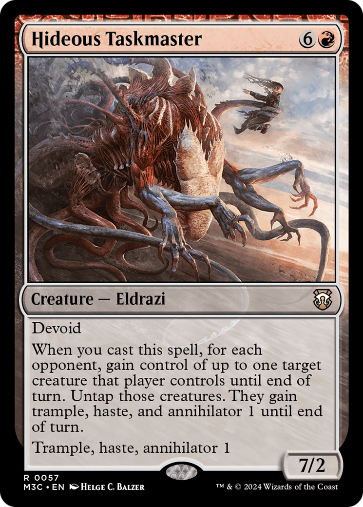Hideous Taskmaster [Modern Horizons 3 Commander] | Gate City Games LLC