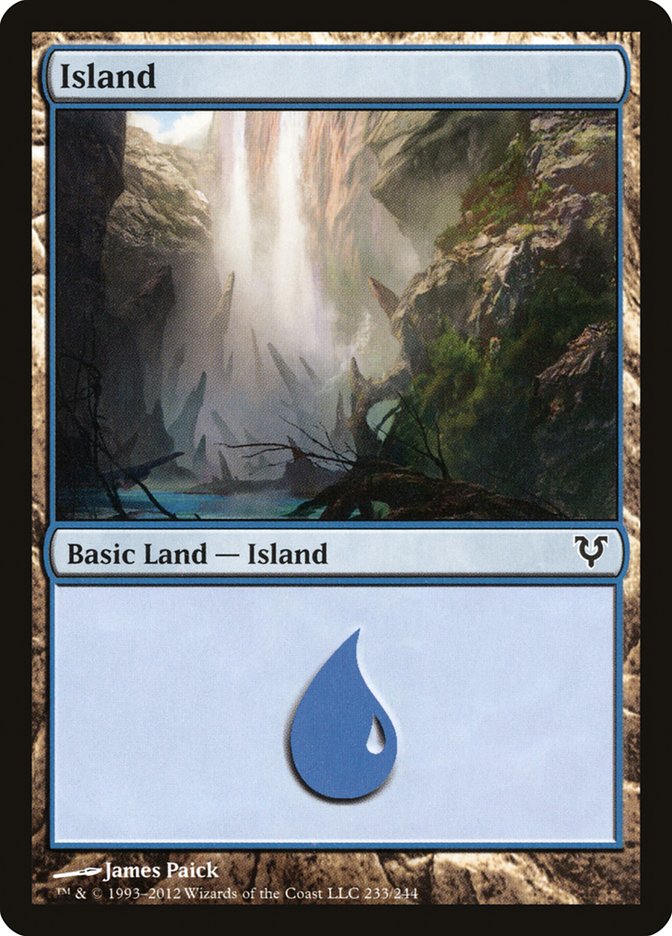 Island (233) [Avacyn Restored] | Gate City Games LLC