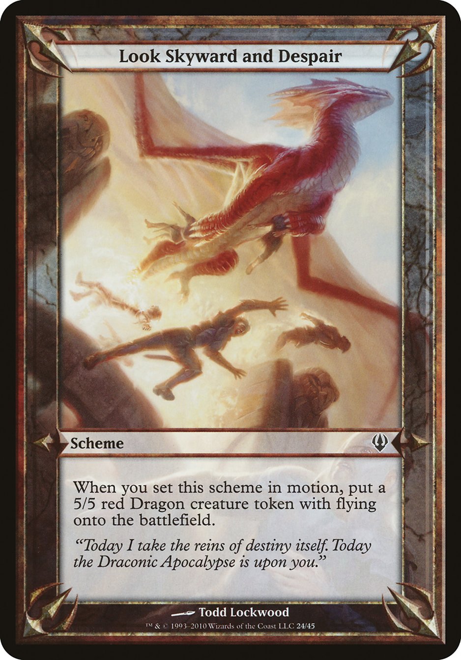 Look Skyward and Despair (Schemes) [Archenemy Schemes] | Gate City Games LLC