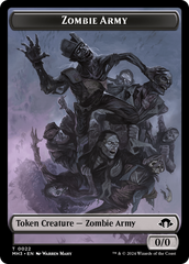 Eldrazi Spawn // Zombie Army Double-Sided Token [Modern Horizons 3 Tokens] | Gate City Games LLC