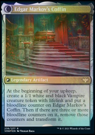 Edgar, Charmed Groom // Edgar Markov's Coffin [Innistrad: Crimson Vow Prerelease Promos] | Gate City Games LLC