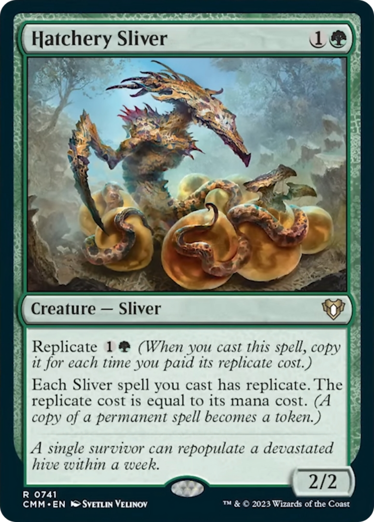 Hatchery Sliver [Commander Masters] | Gate City Games LLC