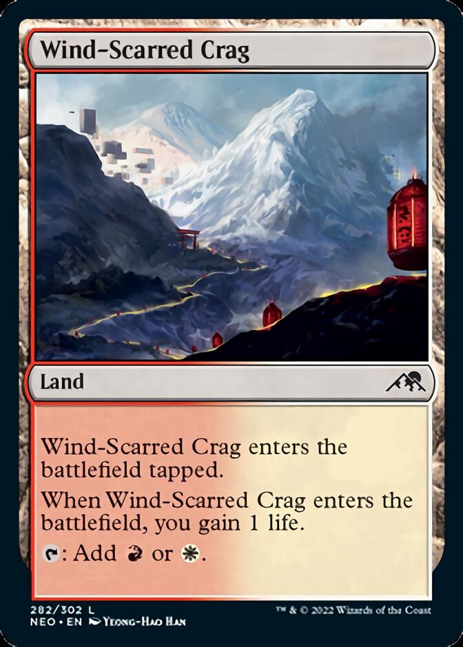 Wind-Scarred Crag [Kamigawa: Neon Dynasty] | Gate City Games LLC