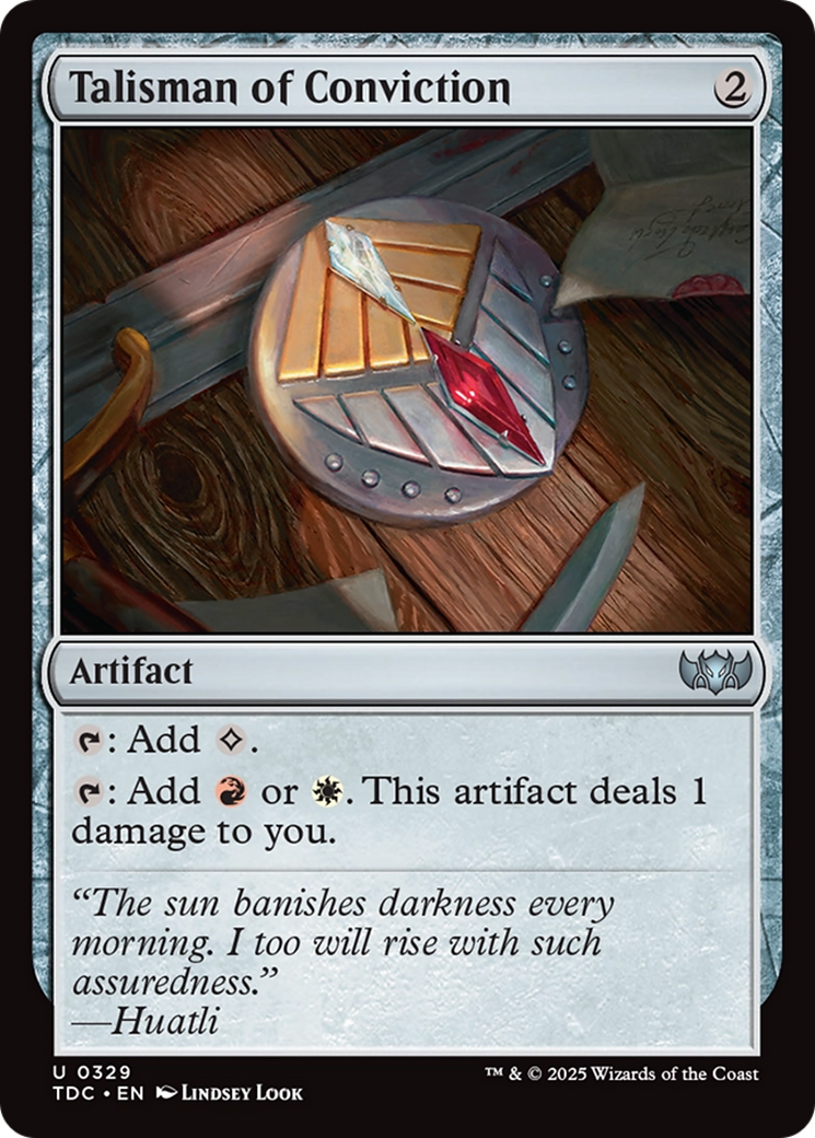 Talisman of Conviction [Tarkir: Dragonstorm Commander] | Gate City Games LLC