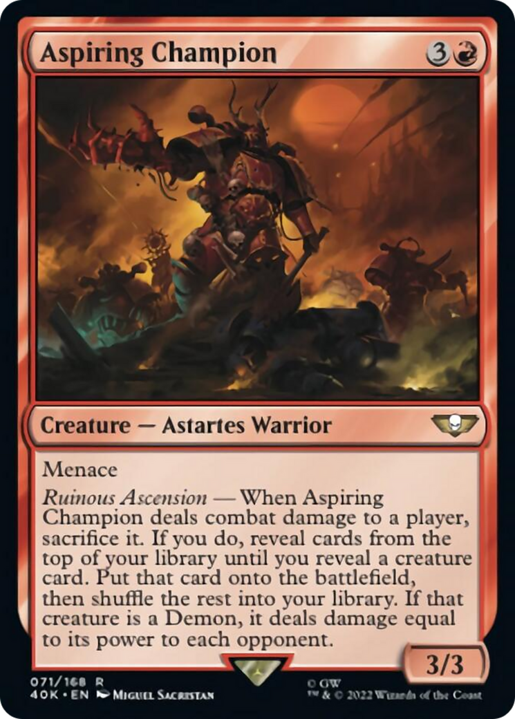 Aspiring Champion [Warhammer 40,000] | Gate City Games LLC