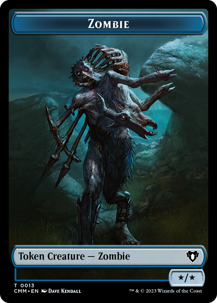 Zombie Token (13) [Commander Masters Tokens] | Gate City Games LLC