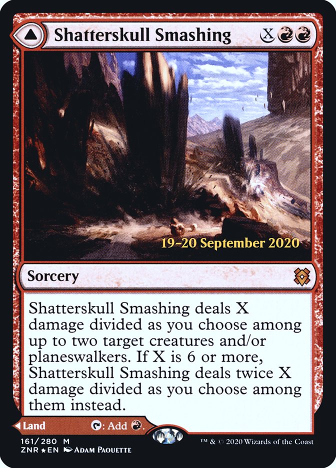 Shatterskull Smashing // Shatterskull, the Hammer Pass [Zendikar Rising Prerelease Promos] | Gate City Games LLC