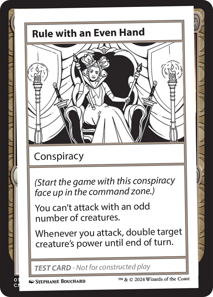 Rule with an Even Hand [Mystery Booster 2 Playtest Cards] | Gate City Games LLC