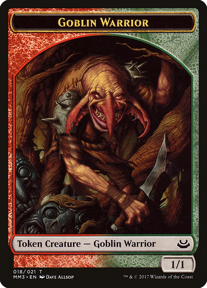 Goblin Warrior Token [Modern Masters 2017 Tokens] | Gate City Games LLC