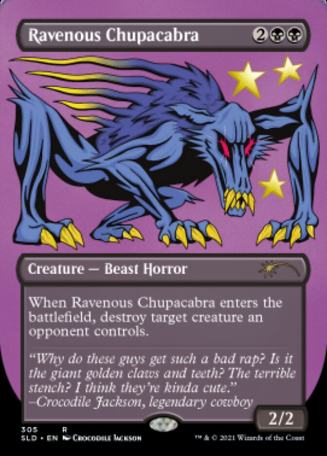 Ravenous Chupacabra (Borderless) (Foil Etched) [Secret Lair Drop Series] | Gate City Games LLC