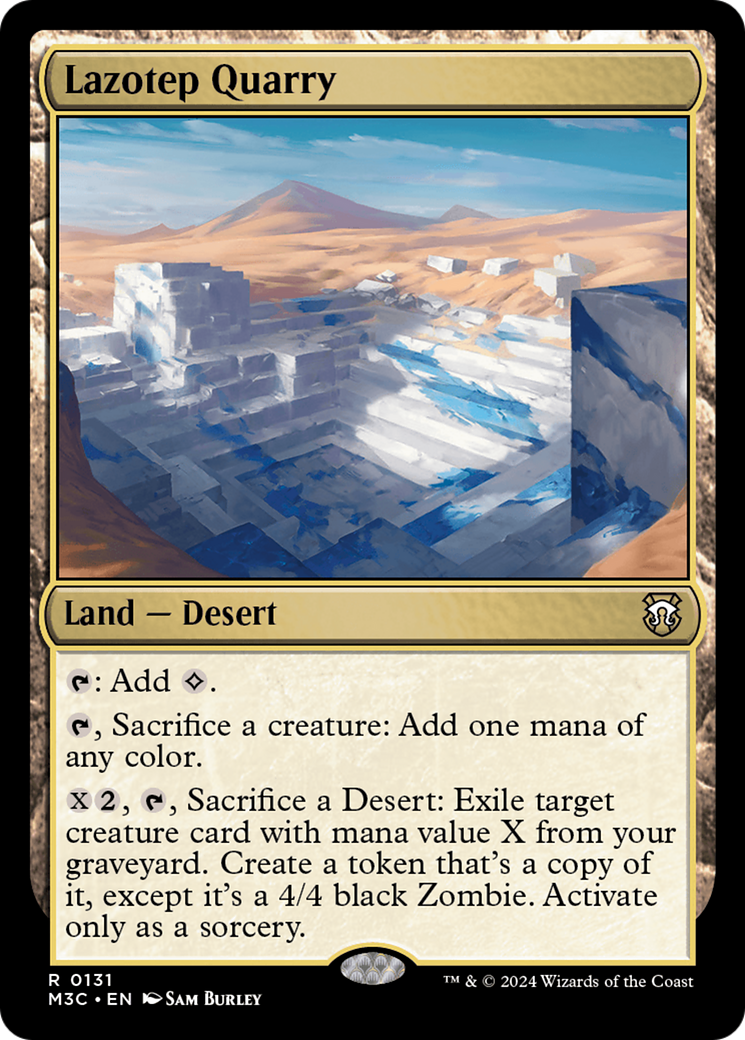 Lazotep Quarry (Extended Art) [Modern Horizons 3 Commander] | Gate City Games LLC