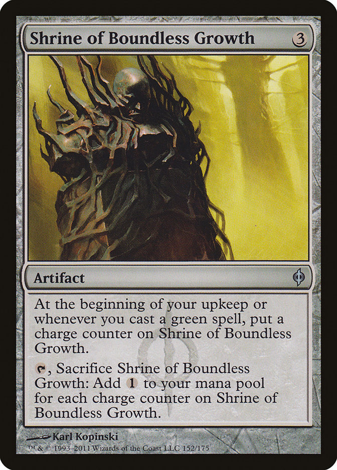 Shrine of Boundless Growth [New Phyrexia] | Gate City Games LLC