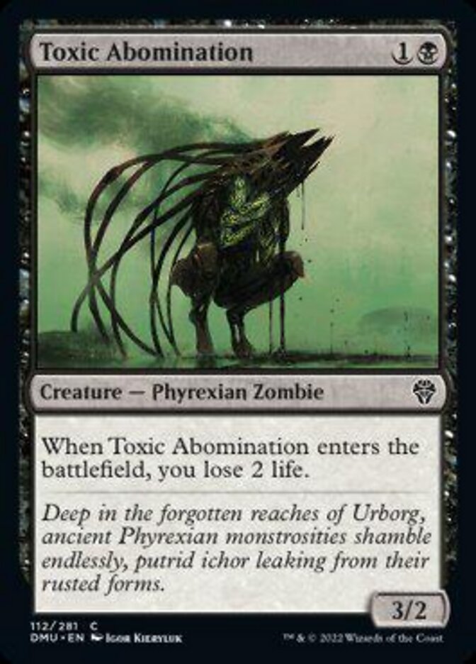 Toxic Abomination [Dominaria United] | Gate City Games LLC