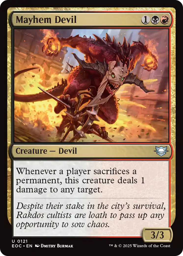 Mayhem Devil [Edge of Eternities Commander] | Gate City Games LLC