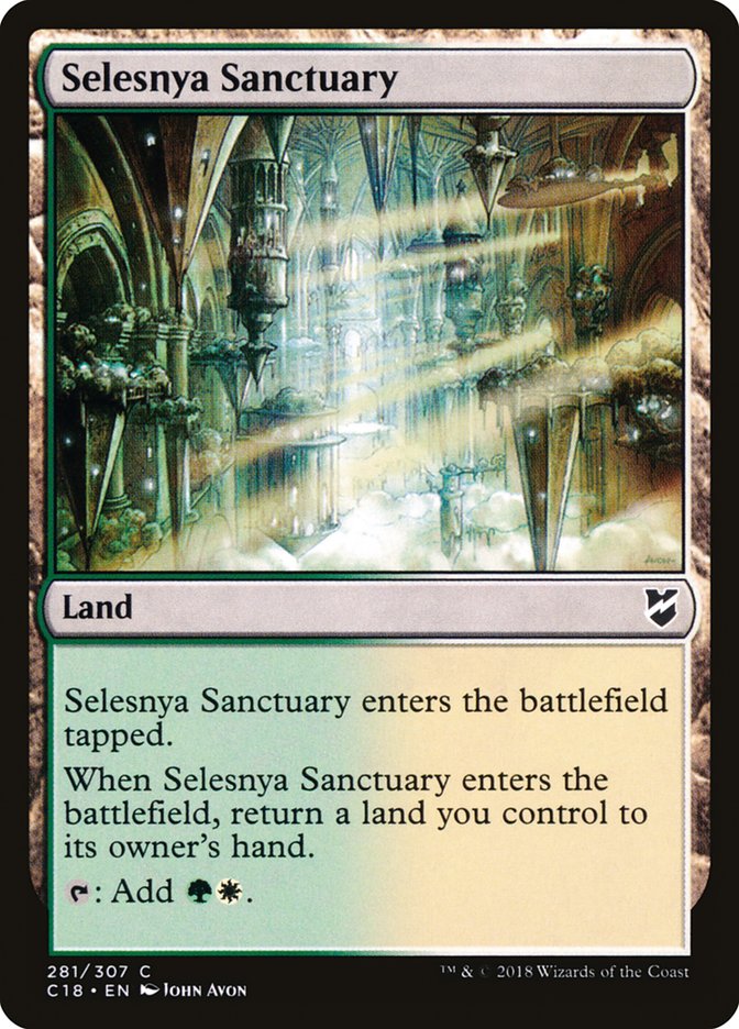 Selesnya Sanctuary [Commander 2018] | Gate City Games LLC
