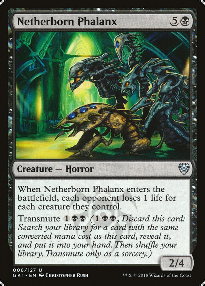 Netherborn Phalanx [Guilds of Ravnica Guild Kit] | Gate City Games LLC