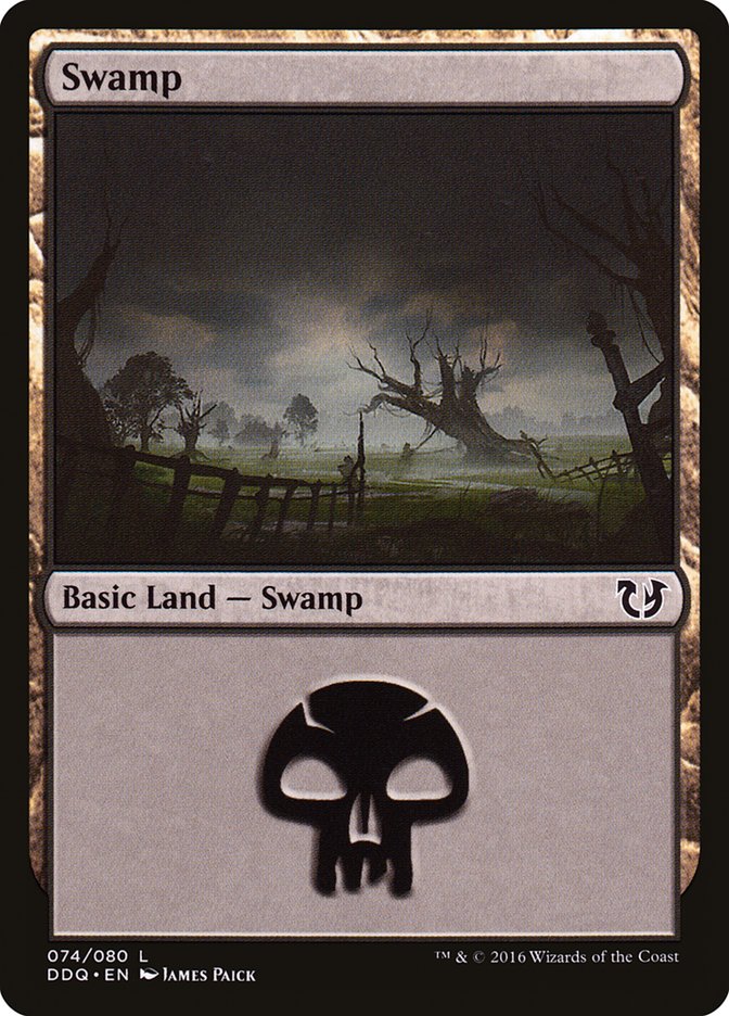 Swamp (74) [Duel Decks: Blessed vs. Cursed] | Gate City Games LLC