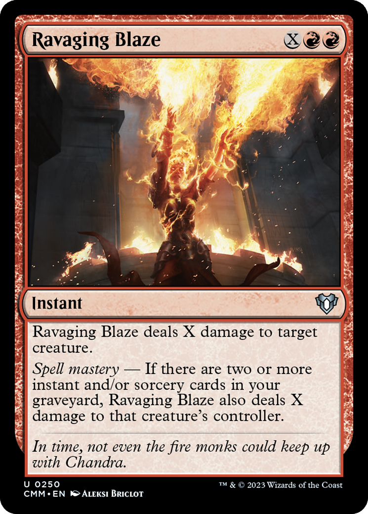 Ravaging Blaze [Commander Masters] | Gate City Games LLC