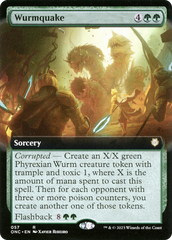 Wurmquake (Extended Art) [Phyrexia: All Will Be One Commander] | Gate City Games LLC