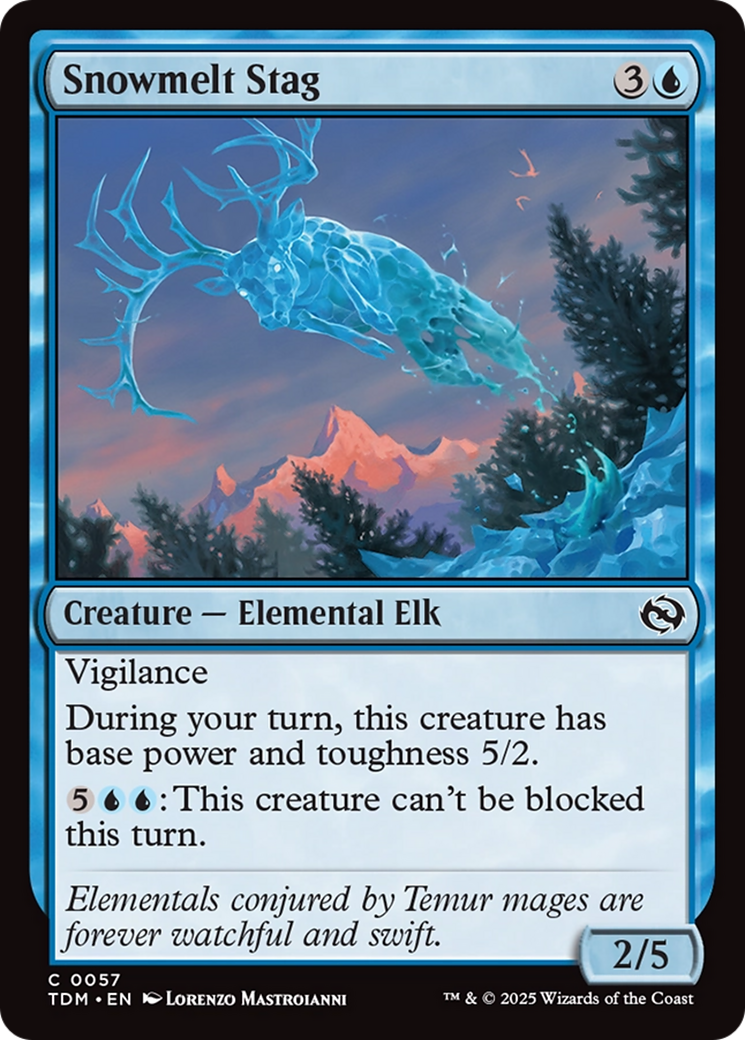 Snowmelt Stag [Tarkir: Dragonstorm] | Gate City Games LLC