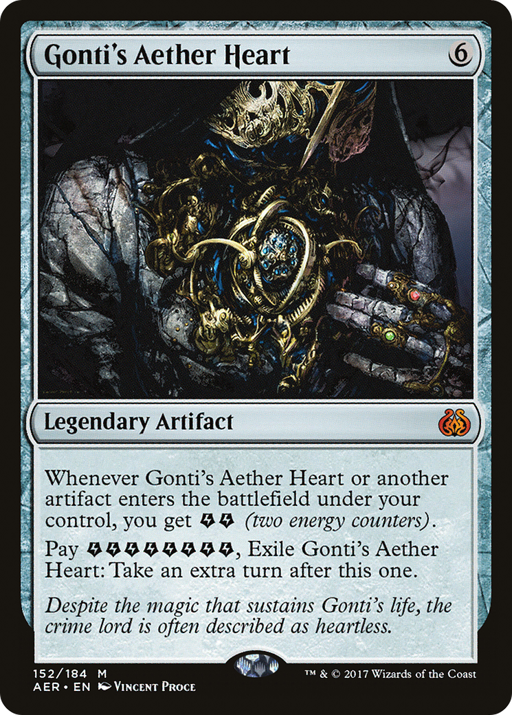 Gonti's Aether Heart (Ripple Foil) [Modern Horizons 3 Commander] | Gate City Games LLC