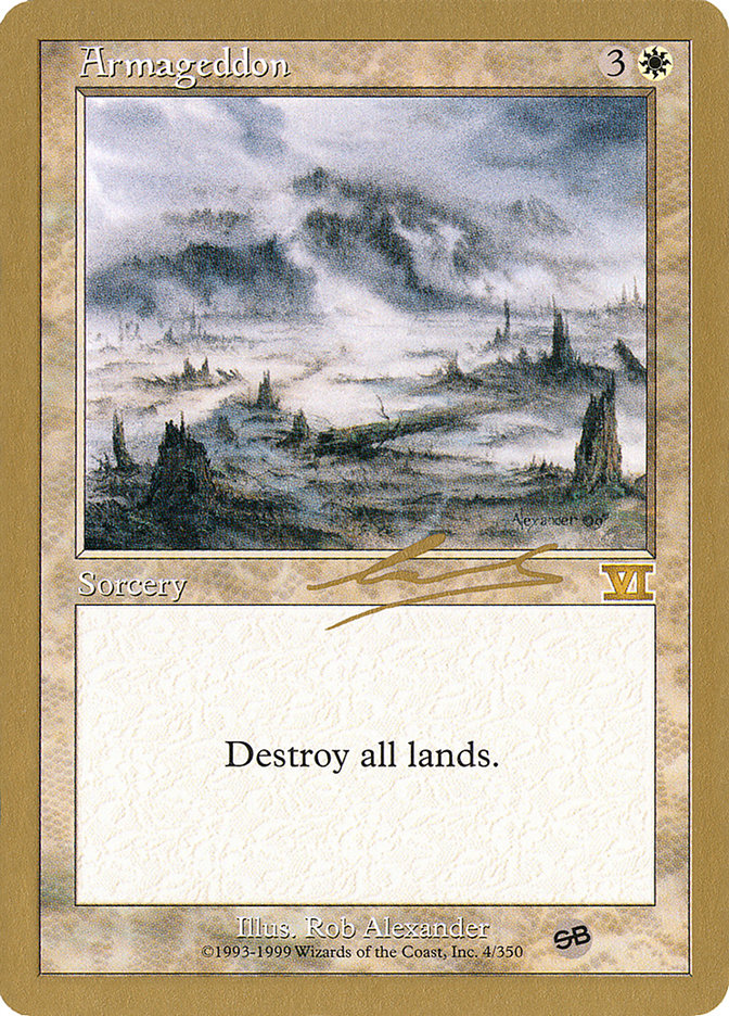 Armageddon (Nicolas Labarre) (SB) [World Championship Decks 2000] | Gate City Games LLC