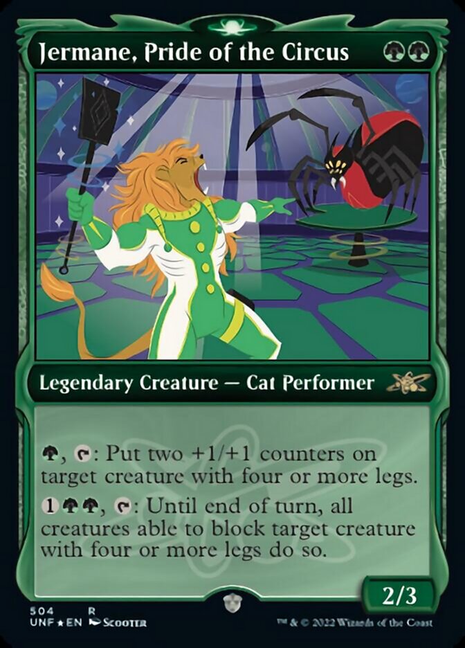 Jermane, Pride of the Circus (Showcase) (Galaxy Foil) [Unfinity] | Gate City Games LLC