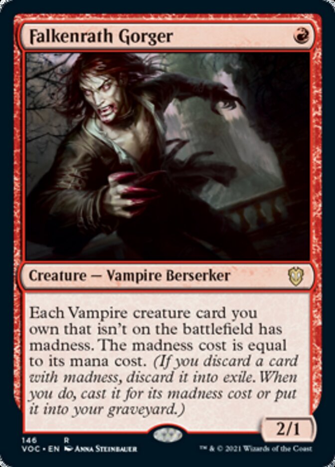 Falkenrath Gorger [Innistrad: Crimson Vow Commander] | Gate City Games LLC