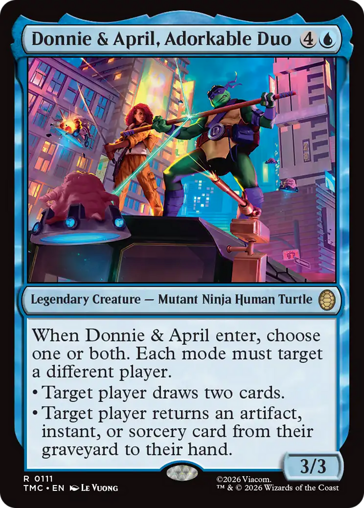 Donnie & April, Adorkable Duo [Teenage Mutant Ninja Turtles Commander] | Gate City Games LLC