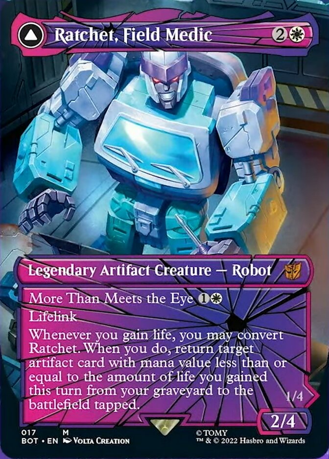 Ratchet, Field Medic // Ratchet, Rescue Racer (Shattered Glass) [Transformers] | Gate City Games LLC