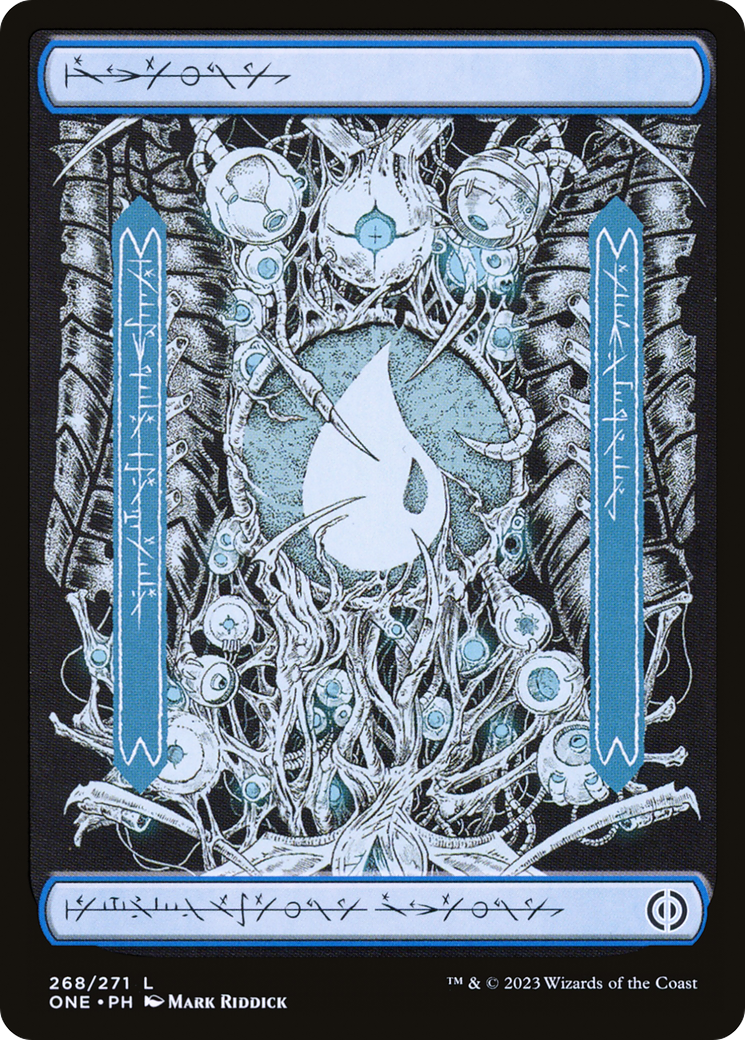 Island (268) (Phyrexian) [Phyrexia: All Will Be One] | Gate City Games LLC