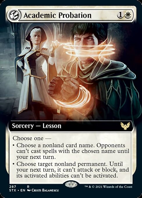 Academic Probation (Extended Art) [Strixhaven: School of Mages] | Gate City Games LLC