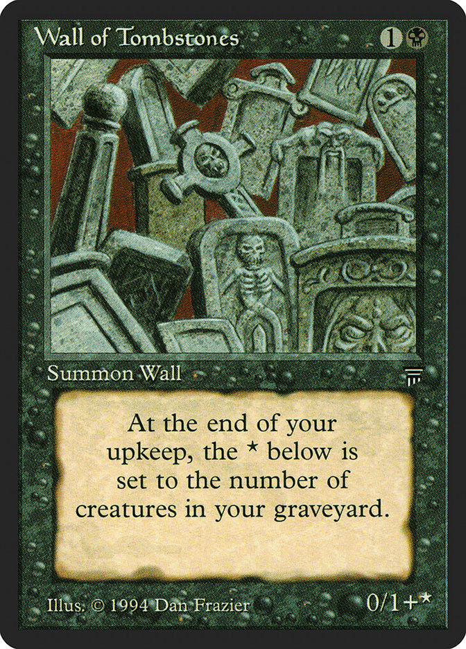 Wall of Tombstones [Legends] | Gate City Games LLC