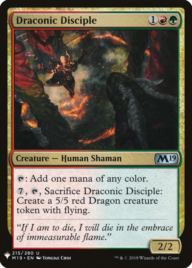 Draconic Disciple [Mystery Booster] | Gate City Games LLC
