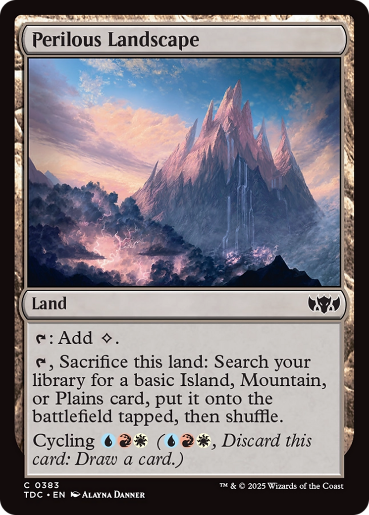 Perilous Landscape [Tarkir: Dragonstorm Commander] | Gate City Games LLC
