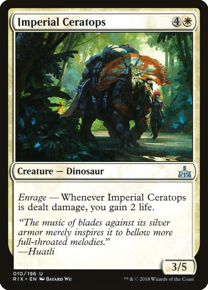 Imperial Ceratops [Rivals of Ixalan] | Gate City Games LLC